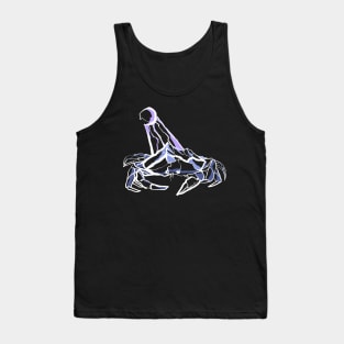 Single Line - Cancer (White) Tank Top